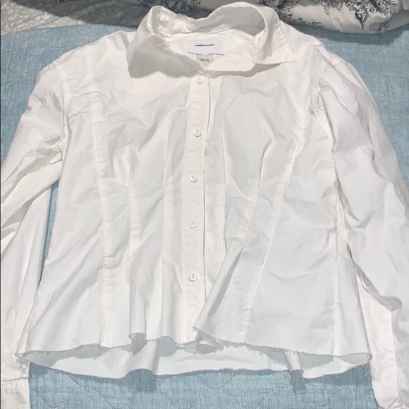 SOLD!! Current Elliot Distressed Button Down Shirt - Picture 10 of 12